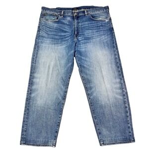 Polo Ralph Lauren Prospect Straight Jeans Mens 42x27.5 Medium Wash Blue Stretch